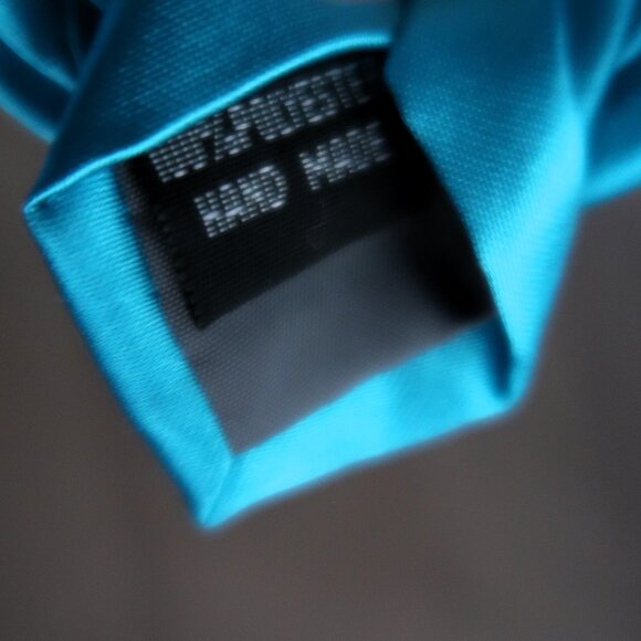 Moda Di Raza Hand Made Neck Tie Blue - Picture 4 of 5